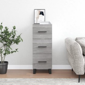 Sonoma gray engineered wood sideboard 34.5x34x90 cm by vidaXL, Sideboards - Ref: Foro24-828634, Price: 76,99 €, Discount: %