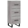 Aparador madera de ingeniería gris Sonoma 34,5x34x90 cm de vidaXL, Aparadores - Ref: Foro24-828634, Precio: 80,44 €, Descuent...