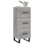 Aparador madera de ingeniería gris Sonoma 34,5x34x90 cm de vidaXL, Aparadores - Ref: Foro24-828634, Precio: 80,44 €, Descuent...