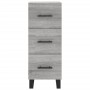 Aparador madera de ingeniería gris Sonoma 34,5x34x90 cm de vidaXL, Aparadores - Ref: Foro24-828634, Precio: 80,44 €, Descuent...