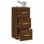 Engineered wood brown oak sideboard 34.5x34x90 cm by vidaXL, Sideboards - Ref: Foro24-828595, Price: 68,79 €, Discount: %