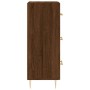 Aparador madera de ingeniería marrón roble 34,5x34x90 cm de vidaXL, Aparadores - Ref: Foro24-828595, Precio: 68,79 €, Descuen...