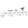 White engineered wood TV cabinet 150x36x30 cm by vidaXL, TV Furniture - Ref: Foro24-829156, Price: 94,69 €, Discount: %