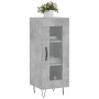 Aparador de madera contrachapada gris hormigón 34,5x34x90 cm de vidaXL, Aparadores - Ref: Foro24-828792, Precio: 53,36 €, Des...