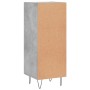 Aparador de madera contrachapada gris hormigón 34,5x34x90 cm de vidaXL, Aparadores - Ref: Foro24-828792, Precio: 53,36 €, Des...