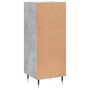 Aparador de madera contrachapada gris hormigón 34,5x34x90 cm de vidaXL, Aparadores - Ref: Foro24-828584, Precio: 65,45 €, Des...