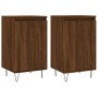 Aparadores 2 uds madera de ingeniería marrón roble 40x35x70 cm de vidaXL, Aparadores - Ref: Foro24-831067, Precio: 61,99 €, D...