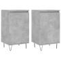 Aparadores 2 uds madera de ingeniería gris hormigón 40x35x70 cm de vidaXL, Aparadores - Ref: Foro24-831061, Precio: 59,48 €, ...