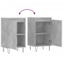 Aparadores 2 uds madera de ingeniería gris hormigón 40x35x70 cm de vidaXL, Aparadores - Ref: Foro24-831061, Precio: 59,48 €, ...