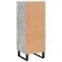 Aparador de madera contrachapada gris hormigón 34,5x34x90 cm de vidaXL, Aparadores - Ref: Foro24-828632, Precio: 90,99 €, Des...