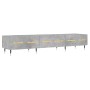 Mueble para TV madera de ingeniería gris hormigón 150x36x30 cm de vidaXL, Muebles TV - Ref: Foro24-829136, Precio: 84,26 €, D...