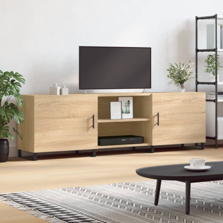 TV cabinet engineered wood Sonoma oak 150x30x50 cm by vidaXL, TV Furniture - Ref: Foro24-829119, Price: 114,32 €, Discount: %