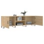 Mueble para TV madera de ingeniería roble Sonoma 150x30x50 cm de vidaXL, Muebles TV - Ref: Foro24-829119, Precio: 114,32 €, D...