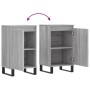 Aparadores 2 uds madera de ingeniería gris Sonoma 40x35x70 cm de vidaXL, Aparadores - Ref: Foro24-831081, Precio: 73,04 €, De...