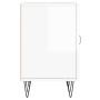 Mueble de TV madera de ingeniería blanco brillante 150x30x50 cm de vidaXL, Muebles TV - Ref: Foro24-829094, Precio: 61,15 €, ...