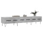 Concrete gray engineered wood TV cabinet 150x36x30 cm by vidaXL, TV Furniture - Ref: Foro24-829152, Price: 81,22 €, Discount: %