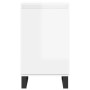 Engineered wood glossy white sideboard 40x35x70 cm by vidaXL, Sideboards - Ref: Foro24-831072, Price: 60,66 €, Discount: %