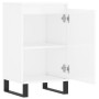 Engineered wood glossy white sideboard 40x35x70 cm by vidaXL, Sideboards - Ref: Foro24-831072, Price: 60,66 €, Discount: %