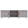 Mueble para TV madera de ingeniería gris Sonoma 150x30x50 cm de vidaXL, Muebles TV - Ref: Foro24-829074, Precio: 85,92 €, Des...