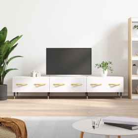 Engineered wood TV stand in white, 150x36x30 cm by vidaXL, TV Furniture - Ref: Foro24-829132, Price: 87,07 €, Discount: %