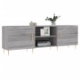 Sonoma gray engineered wood TV cabinet 150x30x50 cm by vidaXL, TV Furniture - Ref: Foro24-829090, Price: 91,99 €, Discount: %