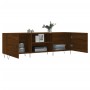 Brown oak engineered wood TV cabinet 150x30x50 cm by vidaXL, TV Furniture - Ref: Foro24-829099, Price: 78,99 €, Discount: %