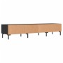 Mueble de TV madera de ingeniería negro 150x36x30 cm de vidaXL, Muebles TV - Ref: Foro24-829157, Precio: 116,86 €, Descuento: %