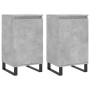 Aparadores 2 uds madera de ingeniería gris hormigón 40x35x70 cm de vidaXL, Aparadores - Ref: Foro24-831077, Precio: 95,53 €, ...