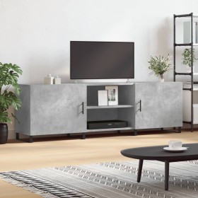 Concrete gray engineered wood TV cabinet 150x30x50 cm by vidaXL, TV Furniture - Ref: Foro24-829120, Price: 120,58 €, Discount: %