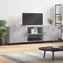 Mueble de TV madera de ingeniería gris hormigón 150x30x50 cm de vidaXL, Muebles TV - Ref: Foro24-829120, Precio: 121,30 €, De...