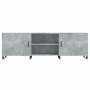 Mueble de TV madera de ingeniería gris hormigón 150x30x50 cm de vidaXL, Muebles TV - Ref: Foro24-829120, Precio: 121,30 €, De...