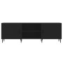 Schwarzer TV-Schrank aus Holzwerkstoff, 150 x 30 x 50 cm von vidaXL, TV-Möbel - Ref: Foro24-829109, Preis: 91,99 €, Rabatt: %