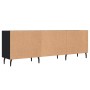 Schwarzer TV-Schrank aus Holzwerkstoff, 150 x 30 x 50 cm von vidaXL, TV-Möbel - Ref: Foro24-829109, Preis: 91,99 €, Rabatt: %