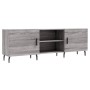 Mueble para TV madera de ingeniería gris Sonoma 150x30x50 cm de vidaXL, Muebles TV - Ref: Foro24-829114, Precio: 89,08 €, Des...