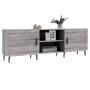 Sonoma gray engineered wood TV cabinet 150x30x50 cm by vidaXL, TV Furniture - Ref: Foro24-829114, Price: 89,08 €, Discount: %