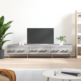 Sonoma gray engineered wood TV cabinet 150x36x30 cm by vidaXL, TV Furniture - Ref: Foro24-829146, Price: 86,99 €, Discount: %