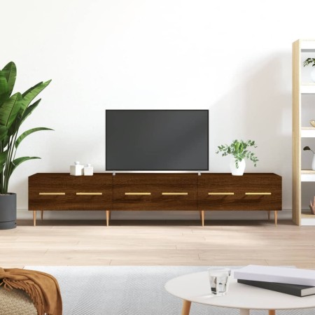 Brown oak engineered wood TV cabinet 150x36x30 cm by vidaXL, TV Furniture - Ref: Foro24-829147, Price: 86,83 €, Discount: %