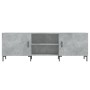 Mueble de TV madera de ingeniería gris hormigón 150x30x50 cm de vidaXL, Muebles TV - Ref: Foro24-829104, Precio: 92,37 €, Des...