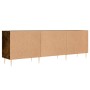 Mueble de TV madera de ingeniería roble ahumado 150x30x50 cm de vidaXL, Muebles TV - Ref: Foro24-829089, Precio: 89,46 €, Des...