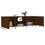 Brown oak engineered wood TV cabinet 150x30x50 cm by vidaXL, TV Furniture - Ref: Foro24-829115, Price: 87,99 €, Discount: %