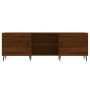 Brown oak engineered wood TV cabinet 150x30x50 cm by vidaXL, TV Furniture - Ref: Foro24-829115, Price: 87,99 €, Discount: %