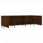 Brown oak engineered wood TV cabinet 150x30x50 cm by vidaXL, TV Furniture - Ref: Foro24-829115, Price: 87,99 €, Discount: %