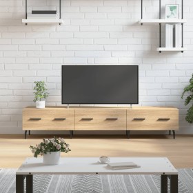 Mueble de TV madera de ingeniería roble Sonoma 150x36x30 cm de vidaXL, Muebles TV - Ref: Foro24-829167, Precio: 90,99 €, Desc...