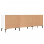 Mueble para TV madera de ingeniería blanco 150x30x50 cm de vidaXL, Muebles TV - Ref: Foro24-829100, Precio: 64,99 €, Descuent...