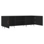 Black engineered wood TV cabinet 150x30x50 cm by vidaXL, TV Furniture - Ref: Foro24-829069, Price: 79,93 €, Discount: %