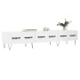 White engineered wood TV cabinet 150x36x30 cm by vidaXL, TV Furniture - Ref: Foro24-829148, Price: 68,98 €, Discount: %