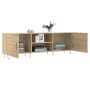 TV cabinet engineered wood Sonoma oak 150x30x50 cm by vidaXL, TV Furniture - Ref: Foro24-829095, Price: 89,67 €, Discount: %