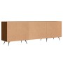 Mueble de TV madera de ingeniería roble marrón 150x30x50 cm de vidaXL, Muebles TV - Ref: Foro24-829075, Precio: 79,99 €, Desc...