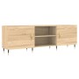 TV cabinet engineered wood Sonoma oak 150x30x50 cm by vidaXL, TV Furniture - Ref: Foro24-829079, Price: 88,94 €, Discount: %