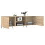 Mueble para TV madera de ingeniería roble Sonoma 150x30x50 cm de vidaXL, Muebles TV - Ref: Foro24-829079, Precio: 88,94 €, De...